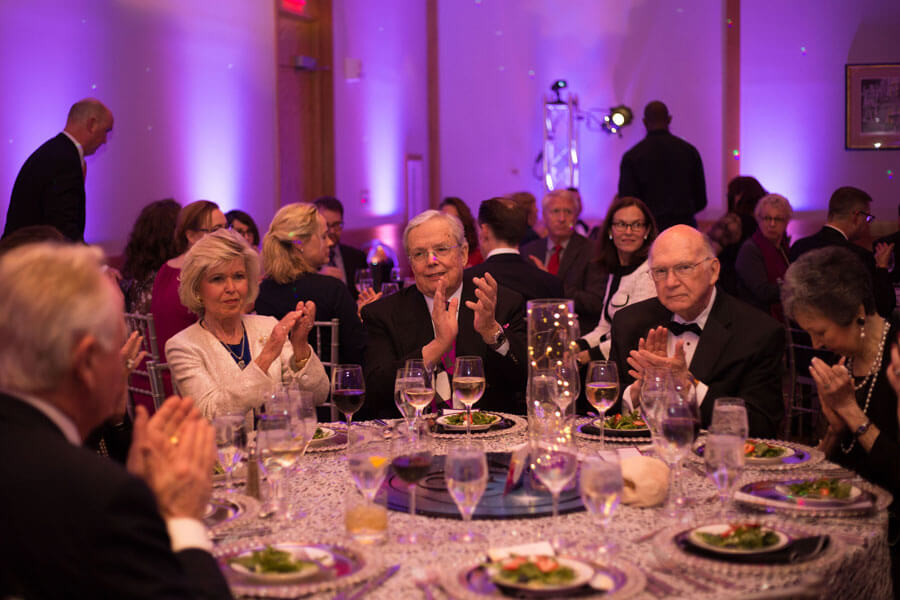 Tulsa Opera Honorary Chair at table