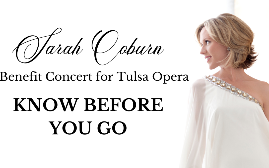 KNOW BEFORE YOU GO | Sarah Coburn: A Benefit Concert