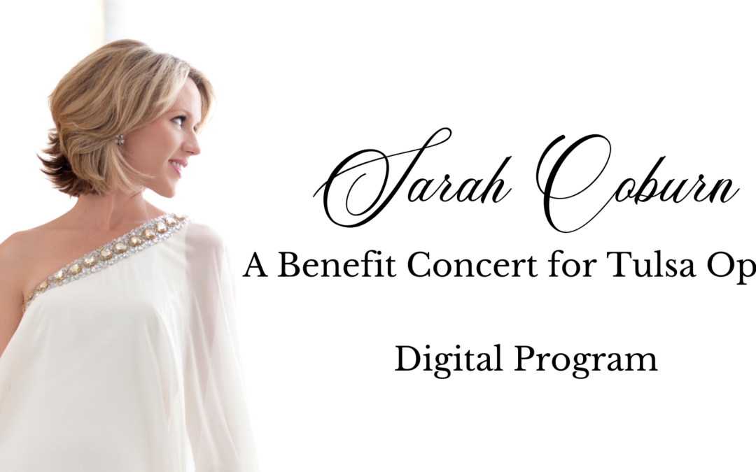Sarah Coburn: A Benefit Concert Digital Program