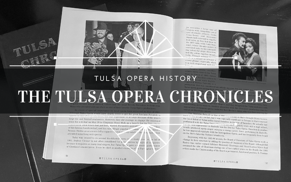 Tulsa Opera History – “The Tulsa Opera Chronicles” by Laven Sowell and Jack A. Williams