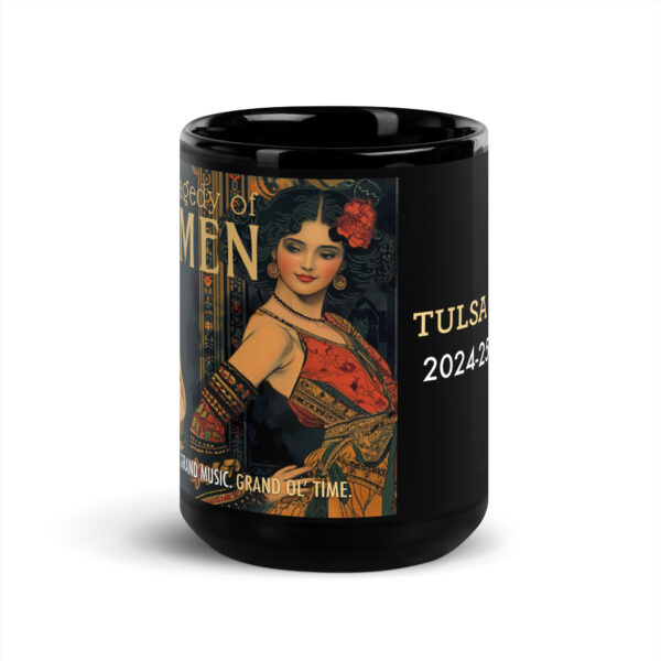 The Tragedie of Carmen - Black Glossy Mug - Image 6