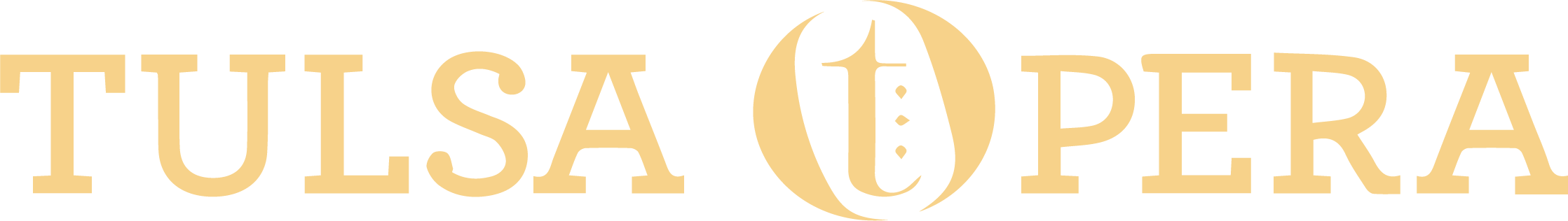 Tulsa Opera Logo - Gold